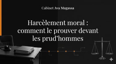 Harcèlement moral : Maître Awa Magasa vous accompagne devant le juge des prud'hommes. de montpellier