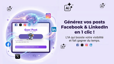 Gem’Post – Solution Digitale de Rédaction Assistée par IA