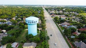 Hurst texas image with water tower