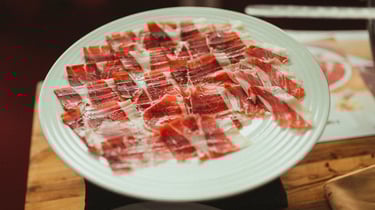 Plato de jamón ibérico de bellota 100%