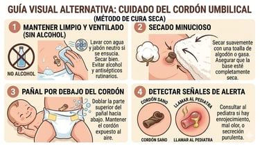 Cuidados del cordón umbilical
