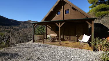 Lasure écologique france chalet dans le mercantour 