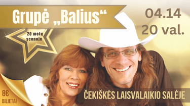 Balius koncertas Cekiskeje