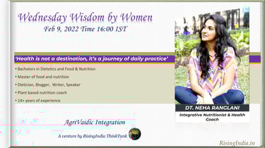AVI Arogya's Wednesday Wisdom by Women with Ms Neha Ranglani India's TOP Nutritionist