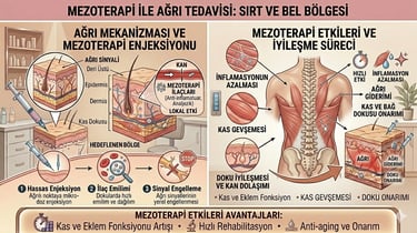 Mezoterapi ile ağrı tedavisi etkin bir şekilde yapılabilmektedir.