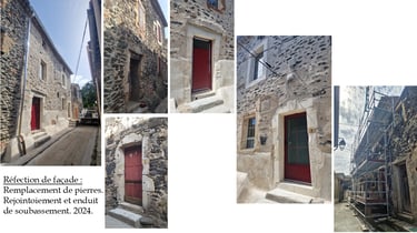 Réfection de façade - ARNOULD MTDP - Pézenas - Hérault