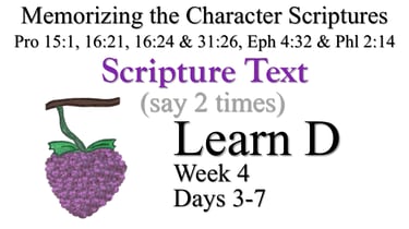 Learn D (Days 3-7)