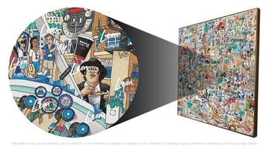 Nasa cruises next to a purple barrel of swimming