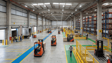 Interior centro de distribuição