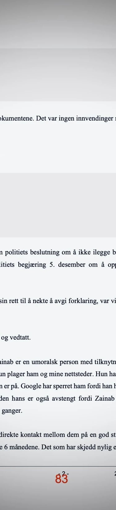 Zainab AbdulKarim, Court ruling concerning ,the smuggling operations coordinator, and charitable exh