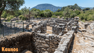 acropolis in Kaunos ancient city
