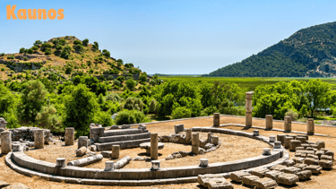 temple in Kaunos ancient city