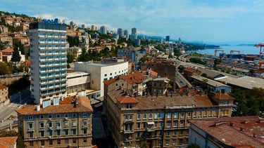 Hotel Neboder city scaper, city view