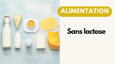 Alimentation sans lactose