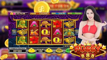 a woman in a bikini top and a casino slot machine by psuuy888 brand