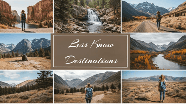 image of traveler of some unknow areas in the US