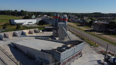 Planta de hormigón en Láncara, Puebla de San Julián