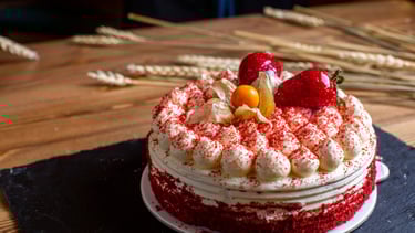 tarte entremet fraise et creme fraiche