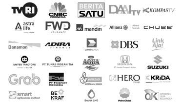 Logo perusahaan yang sudah mengundang Mada sebagai pembicara