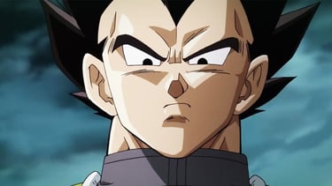 a very young vegeta in a very short - haired hair