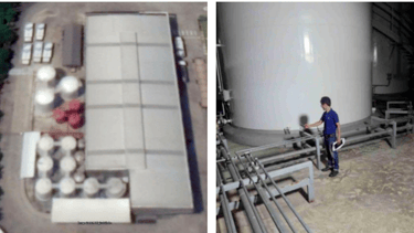 Oil tank ilumination