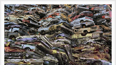 Chris Jordan, um fotógrafo americano que usa imagens chocantes para ilustrar a magnitude.