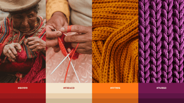 Colorimetría de la marca Sonqo Textilería Ancestral