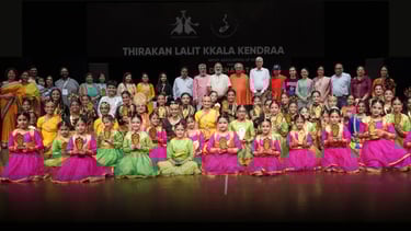 A group of Teachers and Students. Thirkan Lalit Kkala Kendra Trainers, Members and Students