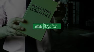  Saudi Food Registration logo, symbolizing the role of SFDA local agents in Saudi Arabia.