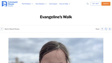 Covenant House, EvangelineWalks, Evangeline Link, Covenant House, Charity