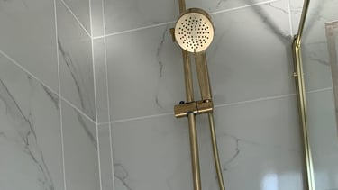 new shower fitted at home in droitwich