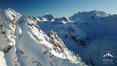 Freeride session in Vanoise with incredible snow condition