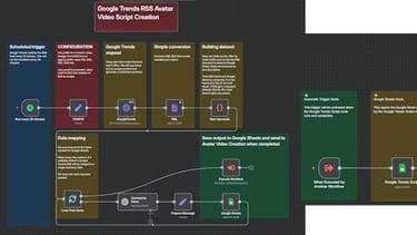 automated content creation using n8n and heygen