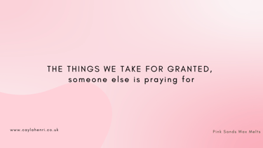 Cayla Henri: a pink and white background with a quote