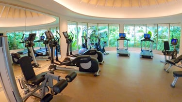 The Nautilus Maldives gym