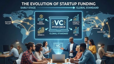 Global evolution of startup funding and pitch deck standards