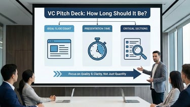 Presentation guide on ideal pitch deck length