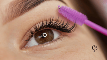 a woman with a Classic lash extension
