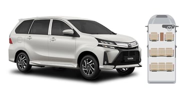 Toyota Avanza - Transport with 7 seat