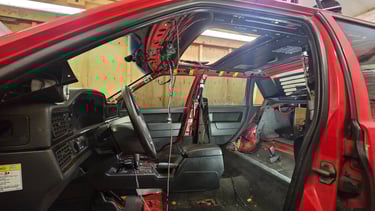 Joy van Haelen's Volvo 850R interior