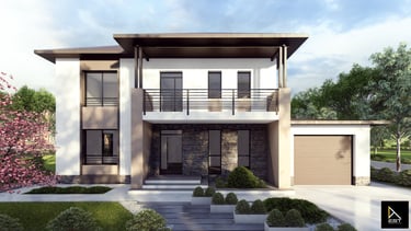 Proiect locuinta moderna cu etaj