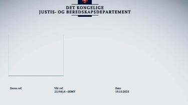 Response from the Norwegian Ministry of Justice and Public Security regarding human traffickers