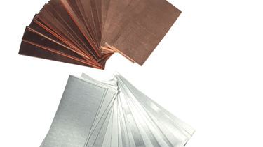 Metal electrodes for school science experiments