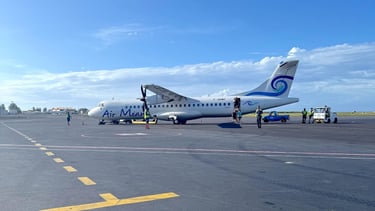 Conrad Resort Bora Bora domestic flight transfer