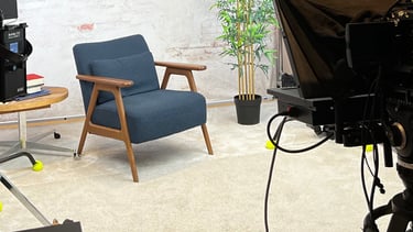 interview studio, autocue