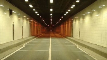 LED Tunnel lights for underground passages
