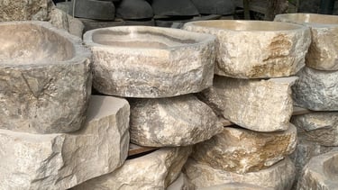 Crafted for style and functionality. Explore Nussen Living Natural Stone Washbasin Sink.