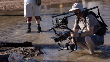 Brent Peterson Camera Gimbal on Made for Her Production