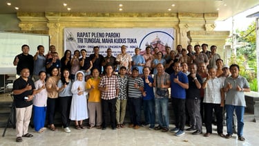 Rapat Pleno DPP - DKP Paroki Tuka Bali