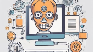 A pair of black-rimmed glasses, a smartphone, and a smartwatch are arranged side by side on a beige surface. The items suggest a modern, tech-oriented lifestyle.